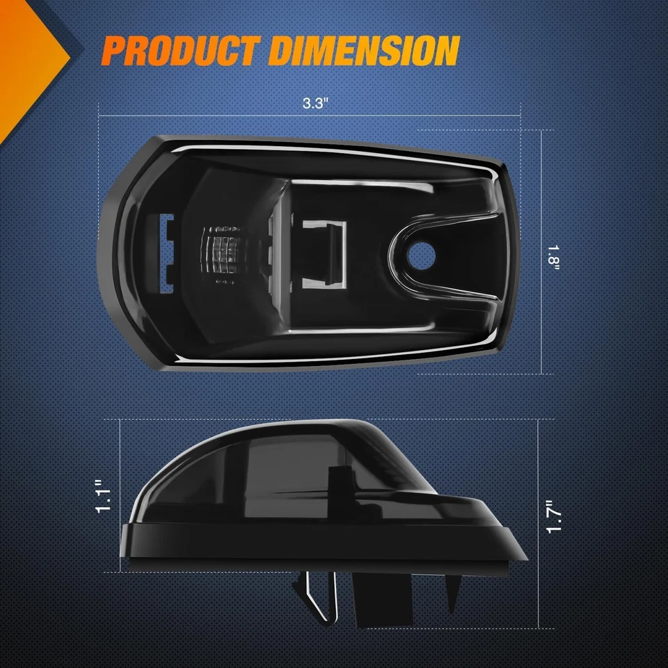 Luces LED marcadoras de cabina Nilight para Ford F250 F350 F450 F550 Super Duty 2017-2021 Foto 2 de 4