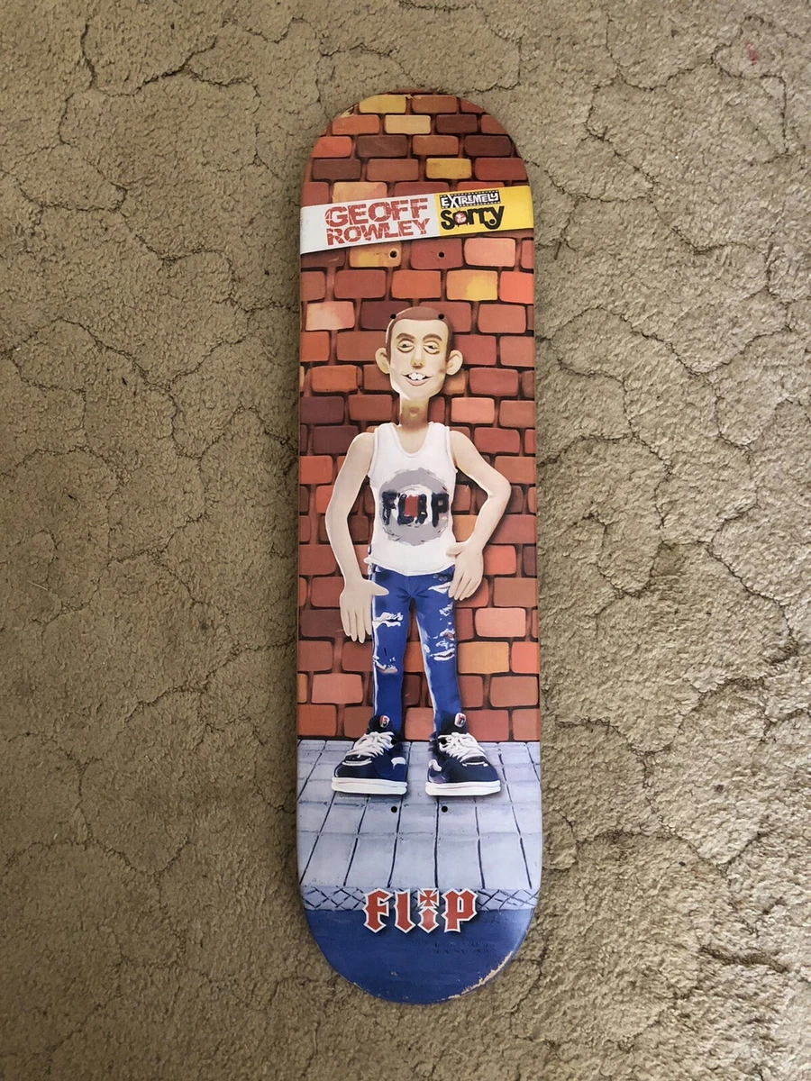 Geoff Rowley Flip Skateboard Deck Extremely Sorry eBay