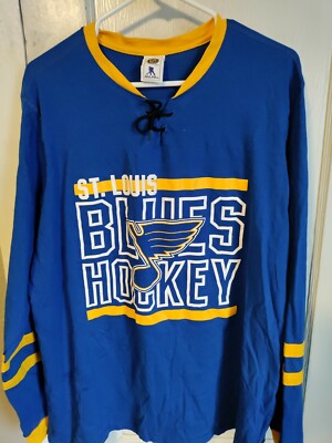 ST LOUIS BLUES DAVID BACKES #42 NHL HOCKEY JERSEY SHIRT MENS Size XL