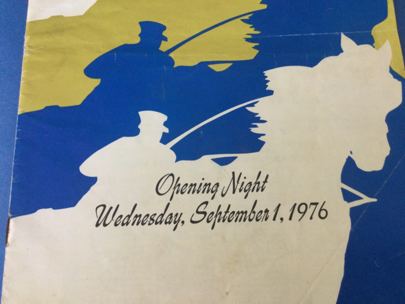 Meadowlands Racetrack OPENING NIGHT Program September 1, 1976 No