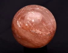 Himalayan Red Azeztullite  agnitite crystal sphere infusion of divine fire #6749