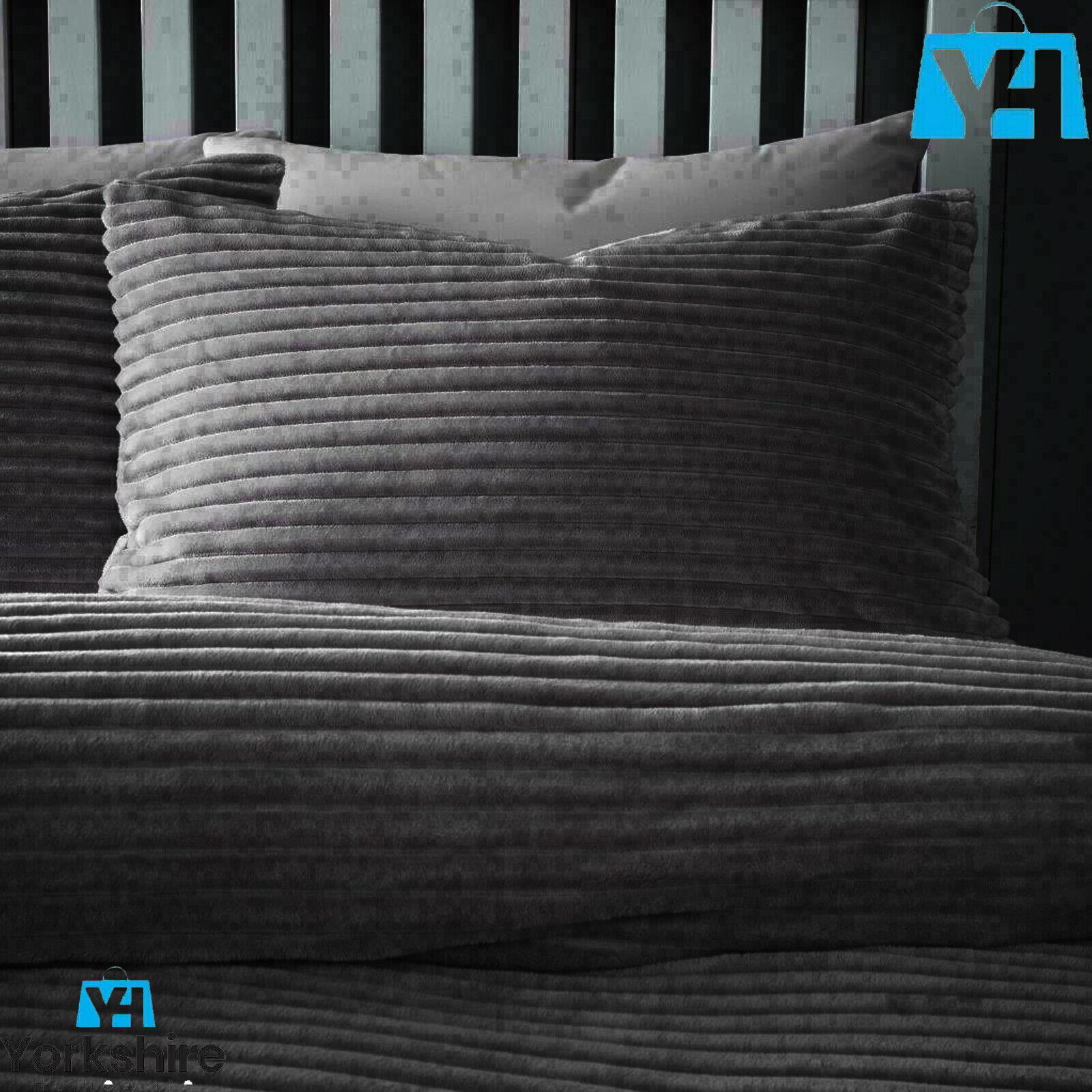 Teddy Bear Duvet Cover Fleece Chunky Rib Fur Warm Soft Quilt Thermal