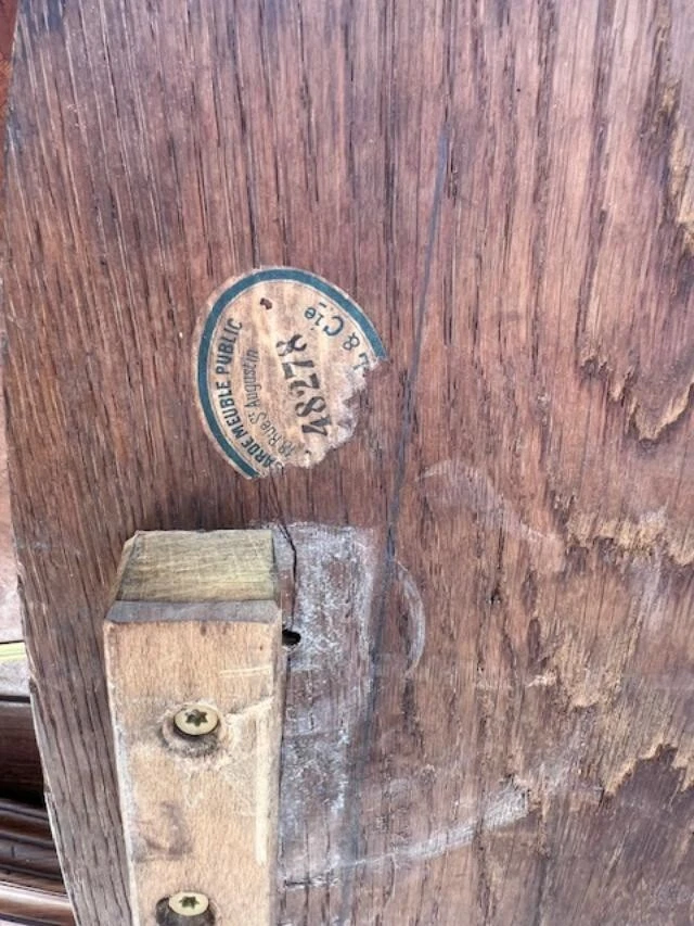 Impresionante par de camas gemelas francesas antiguas de caoba y palisandro con Omalu Foto 3 de 4