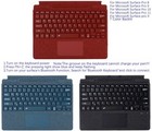 Backlit Wireless Slim Keyboard Touchpad for Microsoft Surface Pro 8/9/X/10/11
