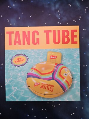 Limited Edition Frenchs Mustard Skittles Tang Tube Pool Float