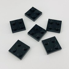 3022 LEGO Parts Plate 2x2 BLACK 6