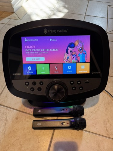 Karaoke Maschine Premium Wifi Karaoke Anlage 10" Farb Touchscreen Display