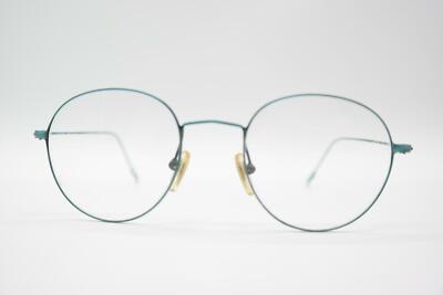Vintage Linea Image Verdi Türkis Oval Brille Brillengestell eyeglasses NOS