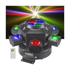 Moving Head DJ Lights, Olaalite 150W LED Stage Light 4-in-1 RGBW with 6 Arms ...
