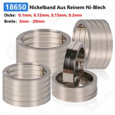 Nickelband Aus Reinem Ni-Blech F&uuml;r Li 18650 Punktschwei&szlig;en 0.1,0.12,0.15,0.2mm