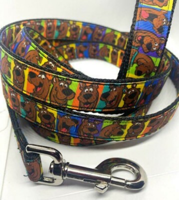 Photo Booth Scooby Doo Dog Leash 1 inch width, Cute dog leash standard leash