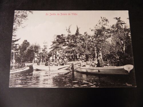 Türkei Türkisch Der Garten des Palastes von Yildiz Palast Sultan Postkarte Vintage 1910 - Bild 1 von 2