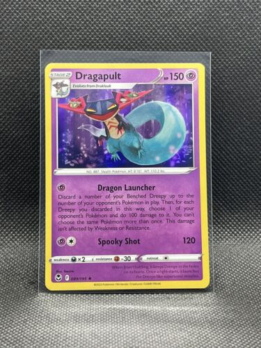 Dragapult 089/195 Holo Silver Tempest Pokemon TCG - Picture 1 of 2