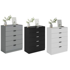 Cassettiera portaoggetti 5 cassetti organizer unità camera da letto comodino