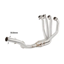 For Kawasaki ZX7R P1-P7 1996-2003 Motorcycle Exhaust Head Mid Link Pipe Slip-on