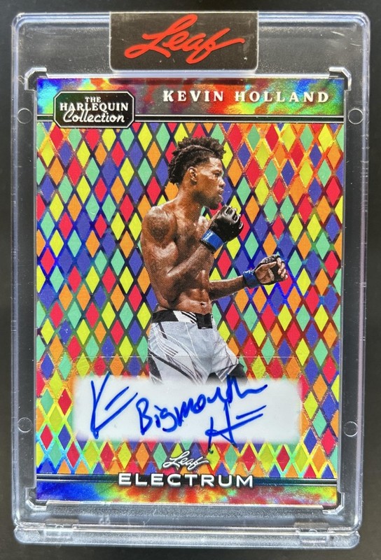 2025 Leaf Electrum Kevin Holland The Harlequin Auto Silver w/TieDye Skin #1/1