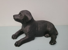 Collectible Vintage Leonardo Black Labrador Puppy Figurine