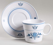 Noritake Progression Blue Haven Cup and Saucer Set