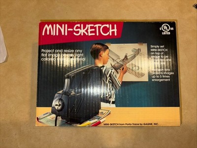 NEW VNTG MINI SKETCH  WALL TRACING PICTURES RESIZES IMAGE 5X DRAWING ART CRAFTS