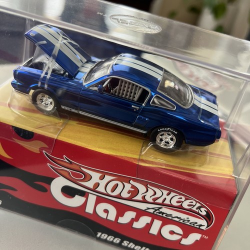 2003 HOT WHEELS AMERICAN CLASSICS 1966 SHELBY GT-350, BLUE, 1:43 #00696/02000 - Picture 4 of 9