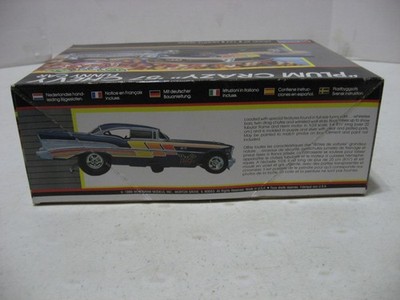 Plum Crazy 57 Chevy Funny Car Monogram Kit# 2790 for sale online