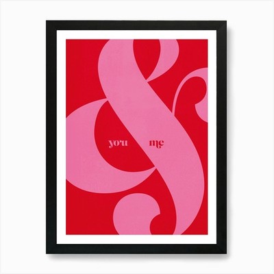 You&Me2 Art Print Framed Wall Art Poster Canvas Print Picture