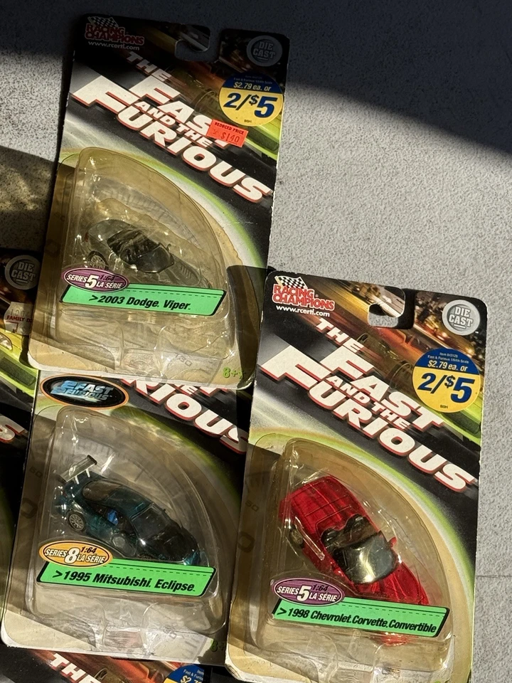 Racing Champions 2003 The Fast & The Furious Lot Of 7 1:64 Diecast New Supra - Image 4 of 4