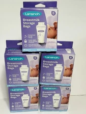 Lansinoh Breastmilk Storage Bags For Breastfeeding Moms 250 Bags (5-50 Each)