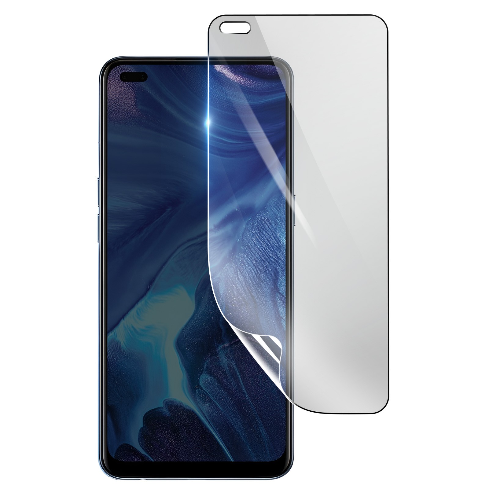 Protection Écran Oppo Reno 4 en Hydrogel Antichoc Film Transparent 3mk