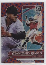 2022 Panini Donruss Optic Diamond Kings Liberty Prizm 9/25 Ketel Marte #30 0vc5