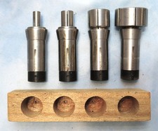 5C Expanding Collet Set 4 Pcs 1/4" - 1-15/16" Internal Mandrel Machinist Tool