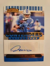 2024 Contenders Jameson Williams Autograph #'d /25 Lions Rare 