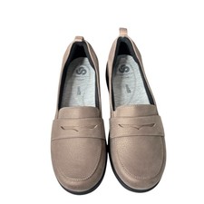 CLOUDSTEPPERS by Clarks Slip On Loafers Sillian 2.0 Hope Pewter Womens Shoe Sz 8