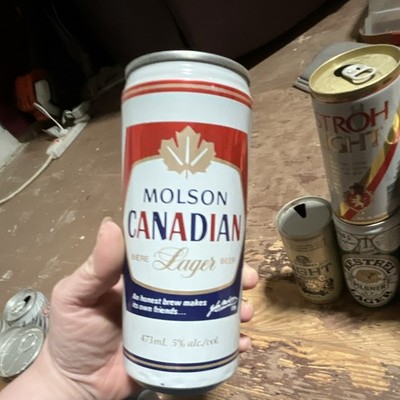 Molson Canadian Lager Beer Can 473 mL 5% alc/vol Breweriana Collectible