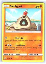 Carta Pokemon Sandygast 74/149 Sole e Luna NM o LP