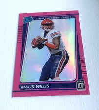 2022 Chronicles Draft Picks - Optic Rated Rookie  Malik Willis #9 Pink (RC) 