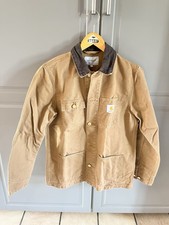 Carhartt Michigan Chore Coat in S braun Jeansjacke NOS