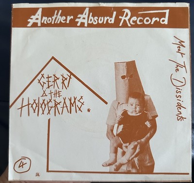 Gerry & The Holograms- Meet The Dissidents ... Vinyl, 7'' EP. 1st Pressing Ex