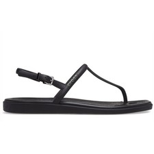NEW Crocs Miami Black Thong Flip Flop Sandal Women US 11 EUR 42-43
