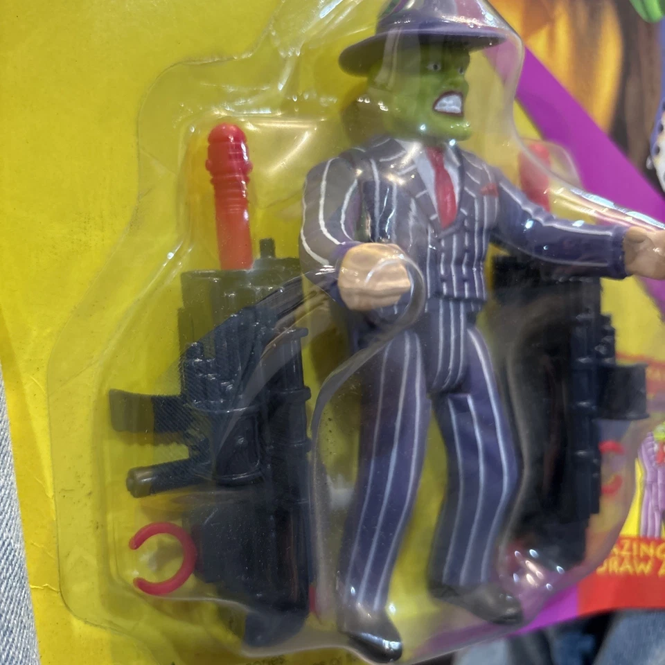 The Mask~ From Hero to Zero - Killin Time Mask Vintage 1995 Figura NUEVO Kenner Foto 4 de 4