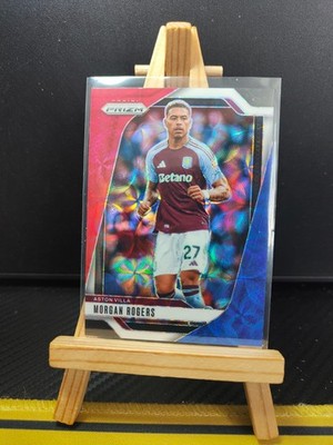 2024-25 Panini Prizm Premier League Soccer Morgan Rogers Red/White/Blue Choice