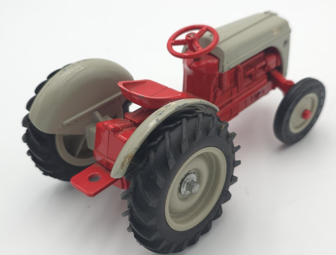 Ford トラクター 模型 約50cm Vintage Ford Toy Tractor 7” Red & Gray Farm Tractor Diecast