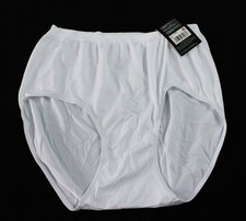 Bali Women's Comfort Revolution Modern Seamless Brief CN6 White Size 6/7 NWT