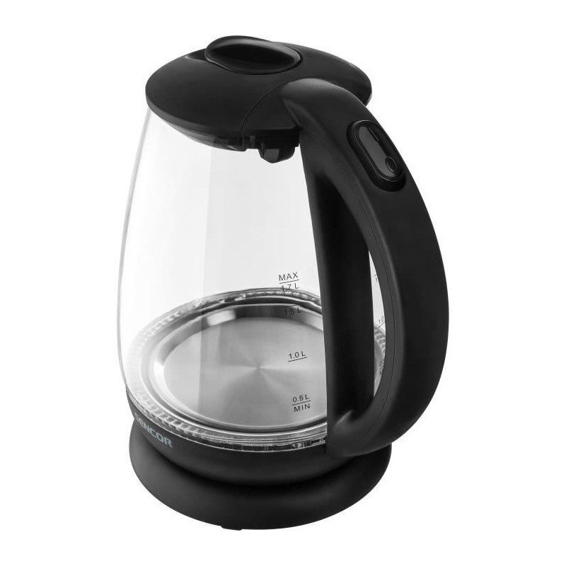 Bouilloire SENCOR noire anti-calcaire eau chaude rapide - 4