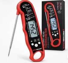 Alpha Grillers DIGITAL Meat Thermometer Instant Read BBQ COOKING Food Probe