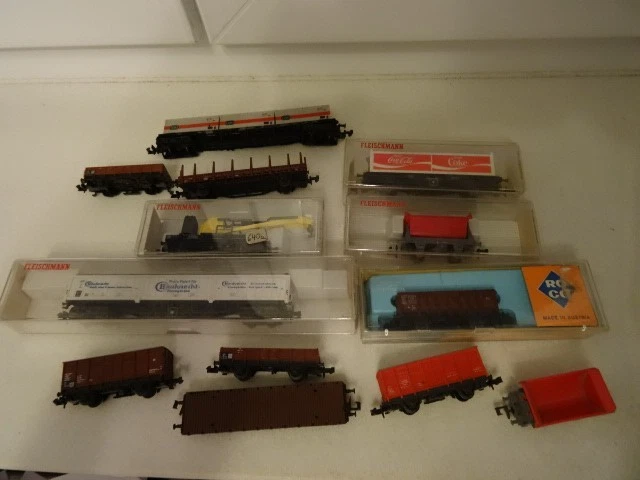 Spur N Minitrix etc. Konvolut  Güterwagen