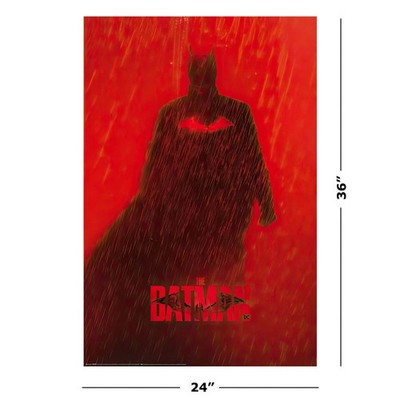 The Batman - Movie Poster (Walking In Red Rain) (Size: 24