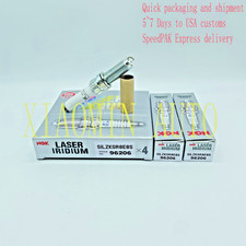 Spark Plug-Laser Iridium High Ignitability NGK 96206 SILZKGR8E8S Set of 6 Pcs