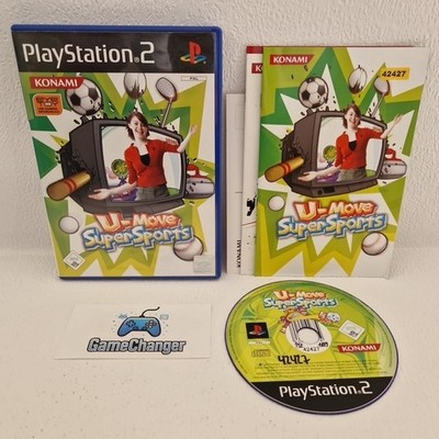 U Move Super Sports - Playstation 2 PS2 - PAL Deutsch - OVP - Anleitung