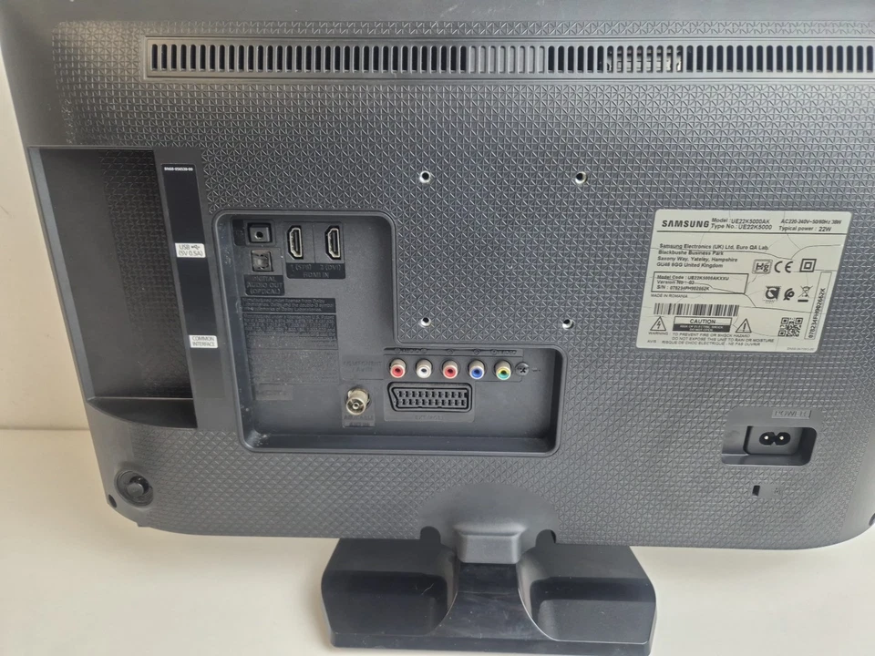 Samsung UE22K5000AK 5 Series 22" LED Backlit LCD TV Full HD Power Cable - Image 4 of 4